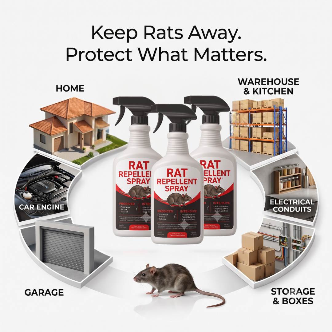 Rat Repellent Spray (PACK OF 3)