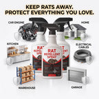 Rat Repellent Spray (PACK OF 3)