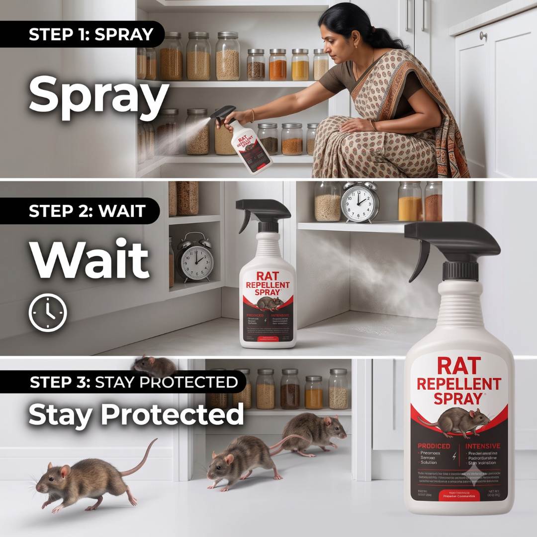 Rat Repellent Spray (PACK OF 3)