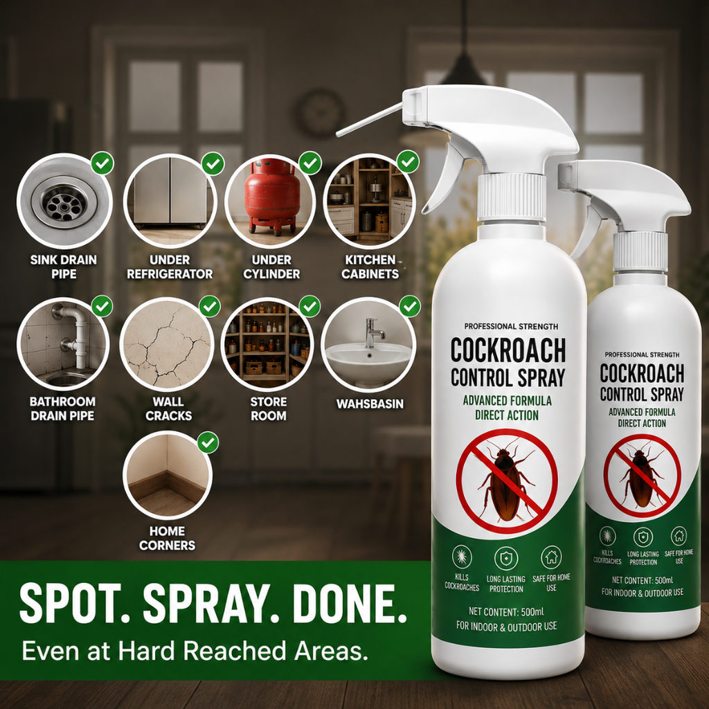 Cockroach Killer Spray | PACK OF 2 BOTTLES