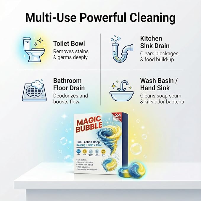 Bubble Cleaning Tablet (PACK Of 2)