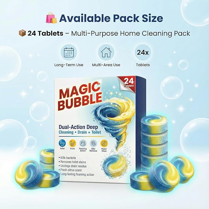 Bubble Cleaning Tablet (PACK Of 2)
