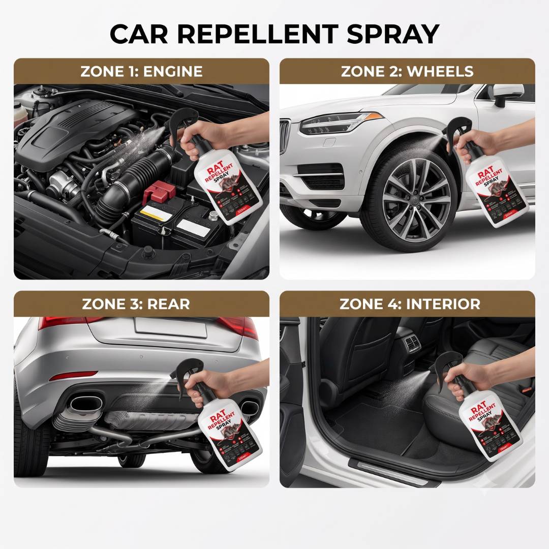 Rat Repellent Spray (PACK OF 3)